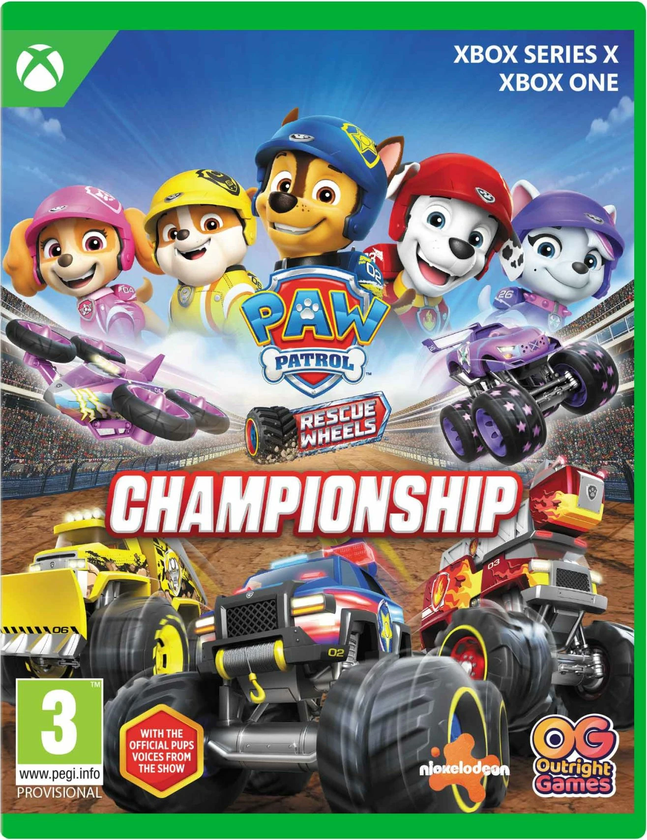Video lojë Bandai Namco Paw Patrol Rescue Wheels: Championship, Xbox One/Xbox Series X