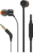 Kufje JBL T110E in-ear me kabllo, Pure Bass, mikrofon/remote, të zeza