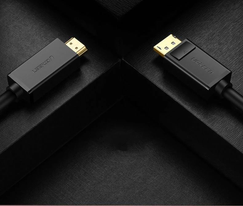 Kabllo video Ugreen DisplayPort në HDMI, 1.5m, 4K, e zezë