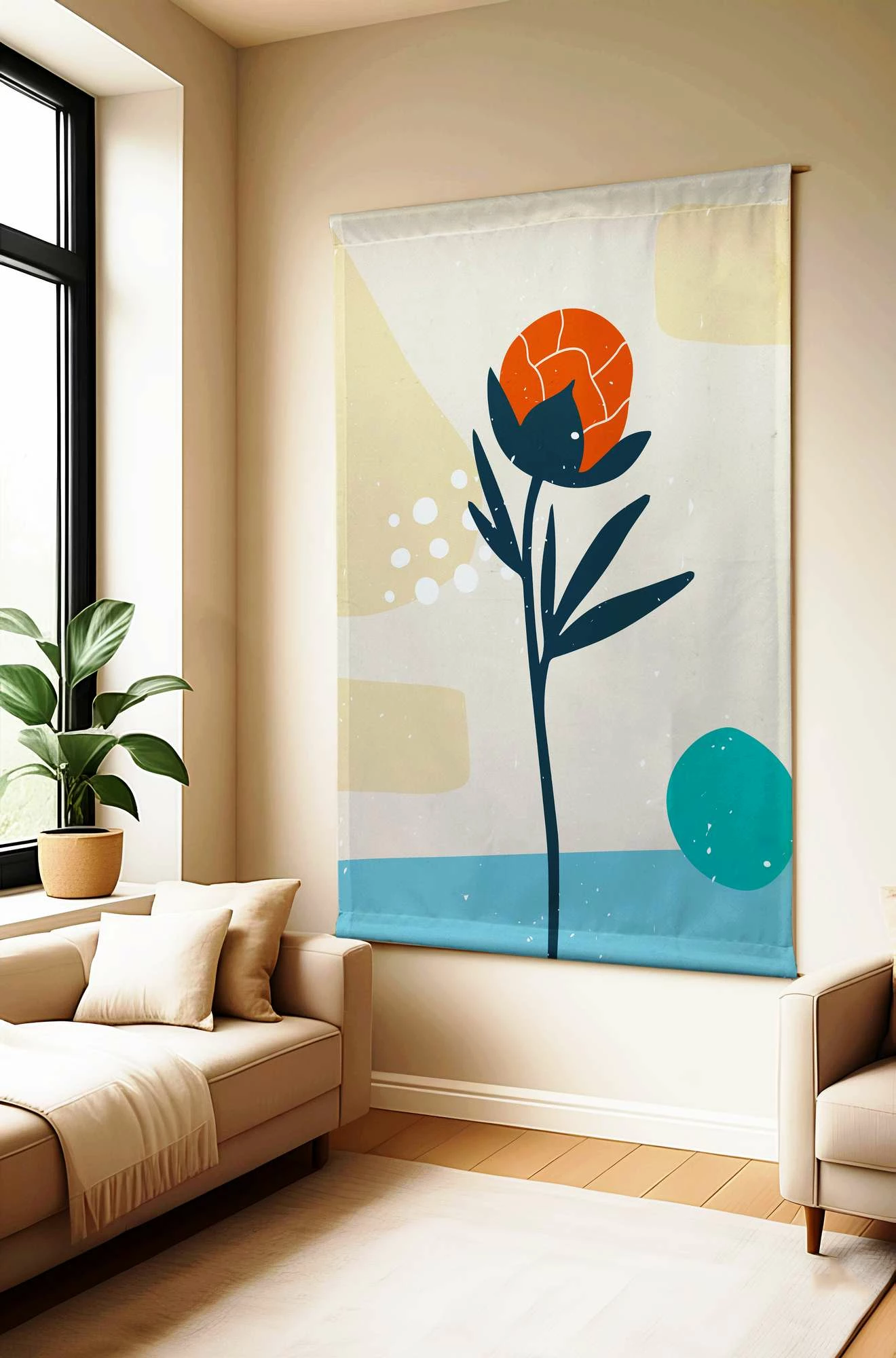 Pikturë dekorative poliestër, Wallity Polybaby 39, 70x120cm