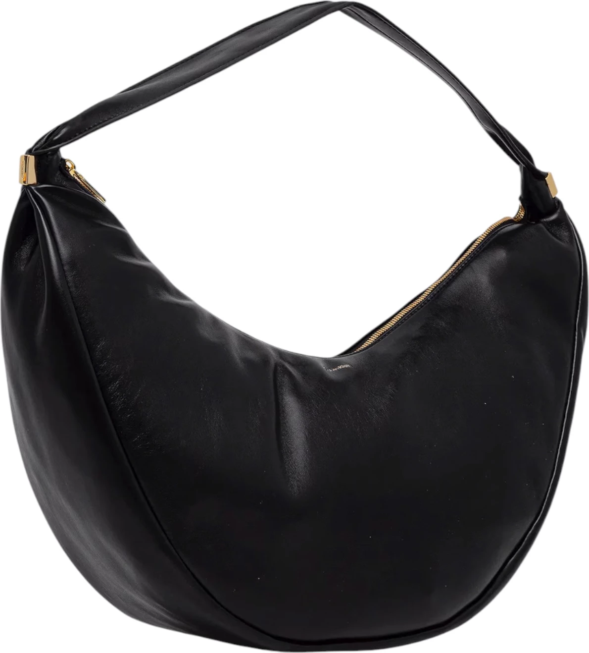 Çantë krahu për femra Calvin Klein Pinched Soft Crescent LG LV04F3009G, e zezë