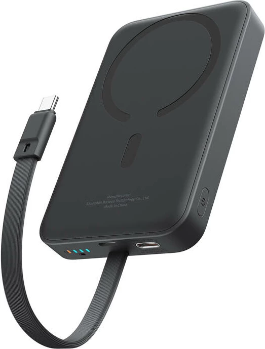 Powerbank Baseus Mini 10000mAh 30W, wireless, Bayern Edition, e zezë