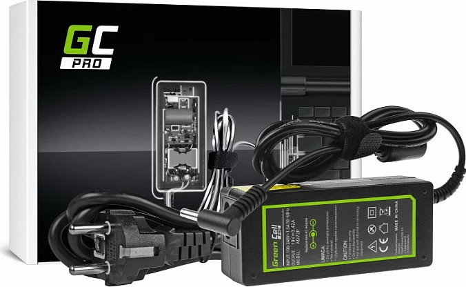 Karikues laptopi Green Cell PRO 65W 19V 3.42A për AsusPro BU400/PU551, i zi