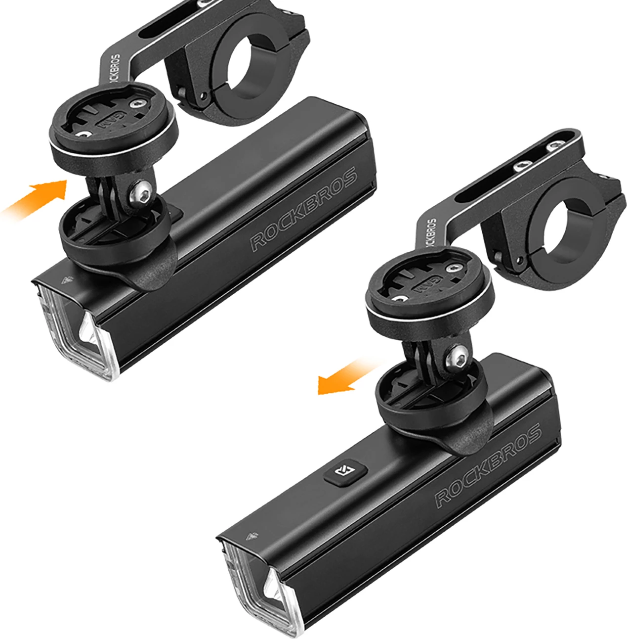 Dritë për biçikletë Rockbros 24610002001, 1000 lm, USB-C, e zezë, set me kabllo