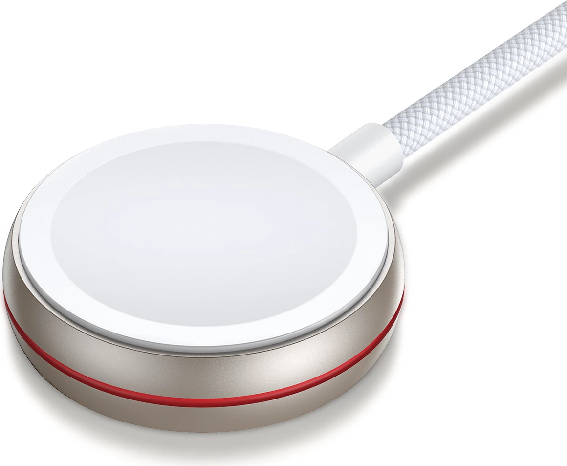 Karikues wireless për Apple Watch Joyroom S-IW011, 1.2m, USB-C, Bardhë