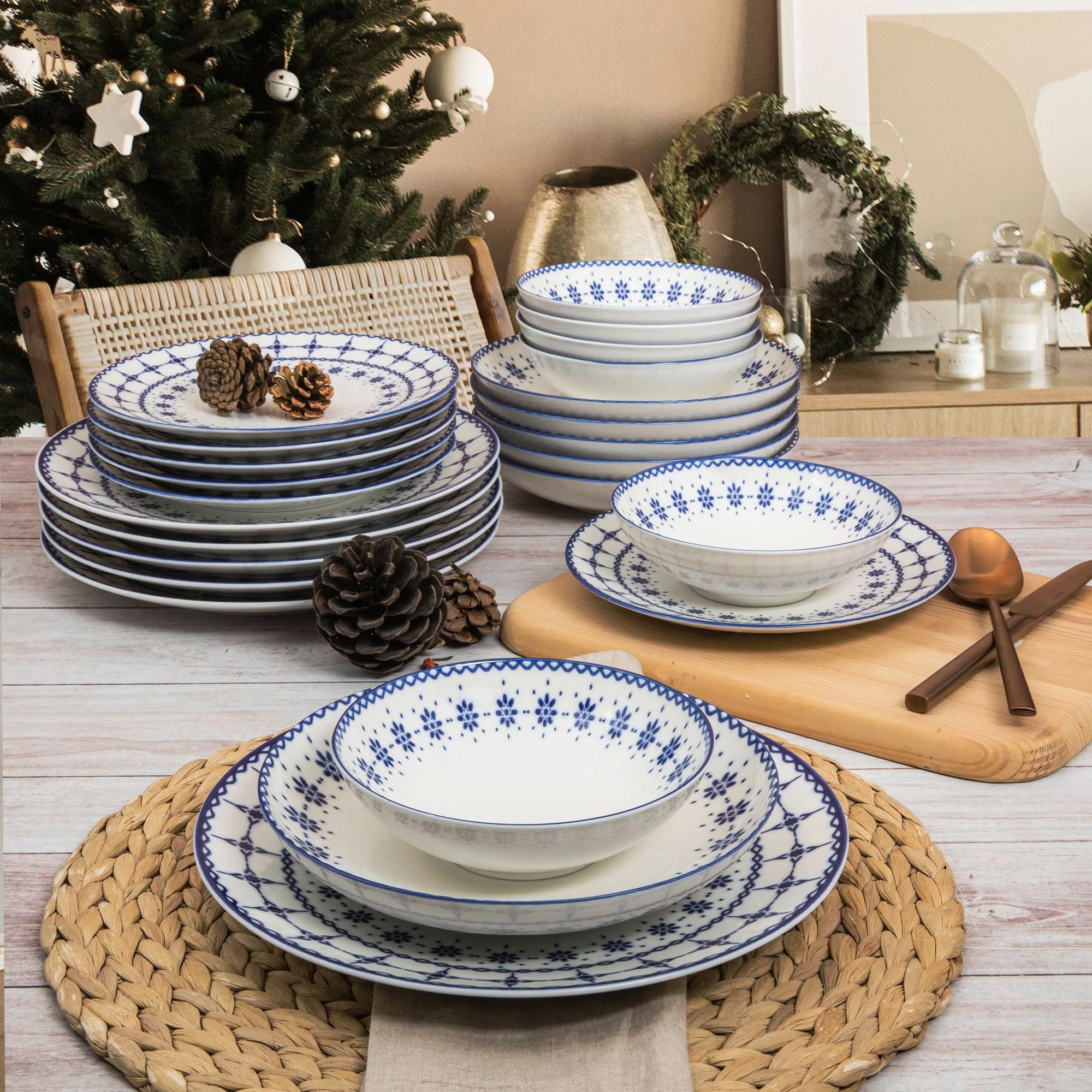 Set enësh për drekë (24 copë), Hermia, GBSATN24Y4R1614