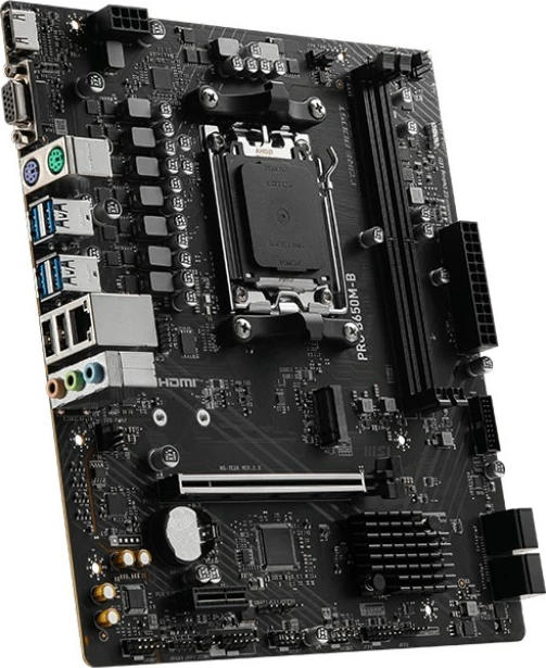 Pllakë amë MSI PRO B650M-B, AMD, Socket AM5, 96 GB, e zezë