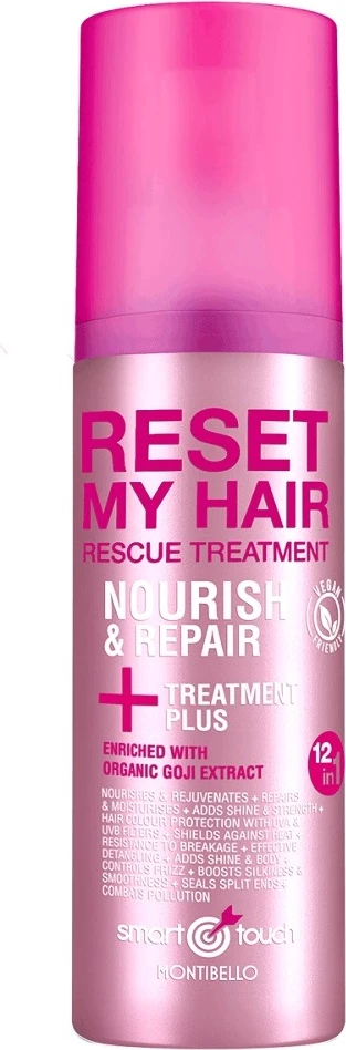 Spray kondicioner për femra MONTIBELLO Smart Touch Reset My Hair Treatment Plus Rebuilding 12-in-1, 150ml