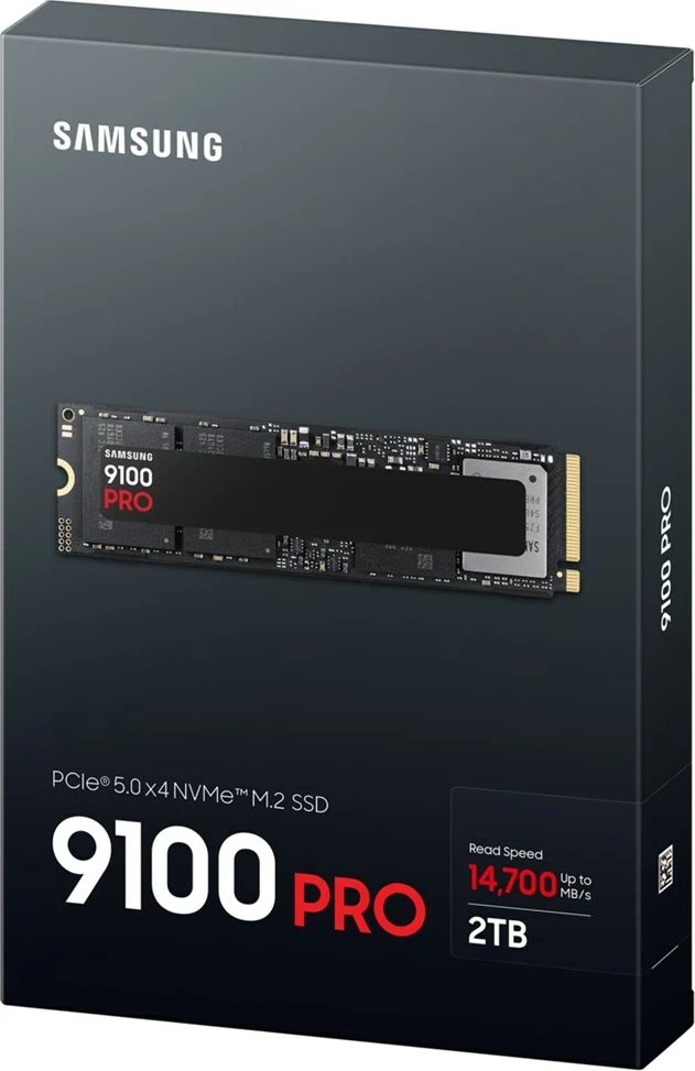 SSD Samsung 9100 PRO, M.2 PCIe 5.0 NVMe, 2 TB, i zi