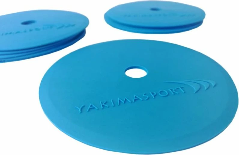 Set i shënuesve të fushës së futbollit Yakimasport, 10 copë, blu