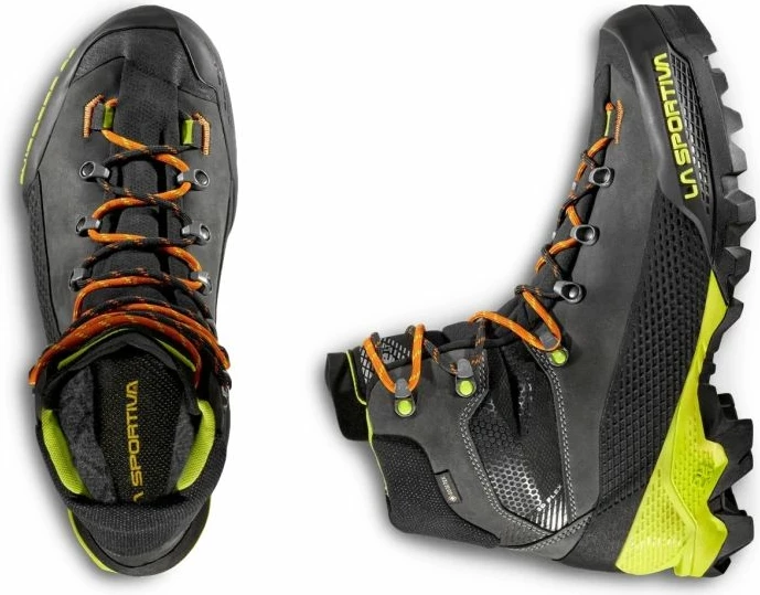 Çizme alpinizmi La Sportiva për meshkuj, carbon/lime punch [Madhësia: 43.5]