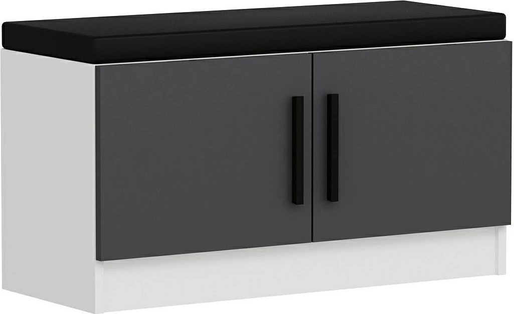 Stendë për korridor Noah, ngjyrë antracit, 90x50x35cm