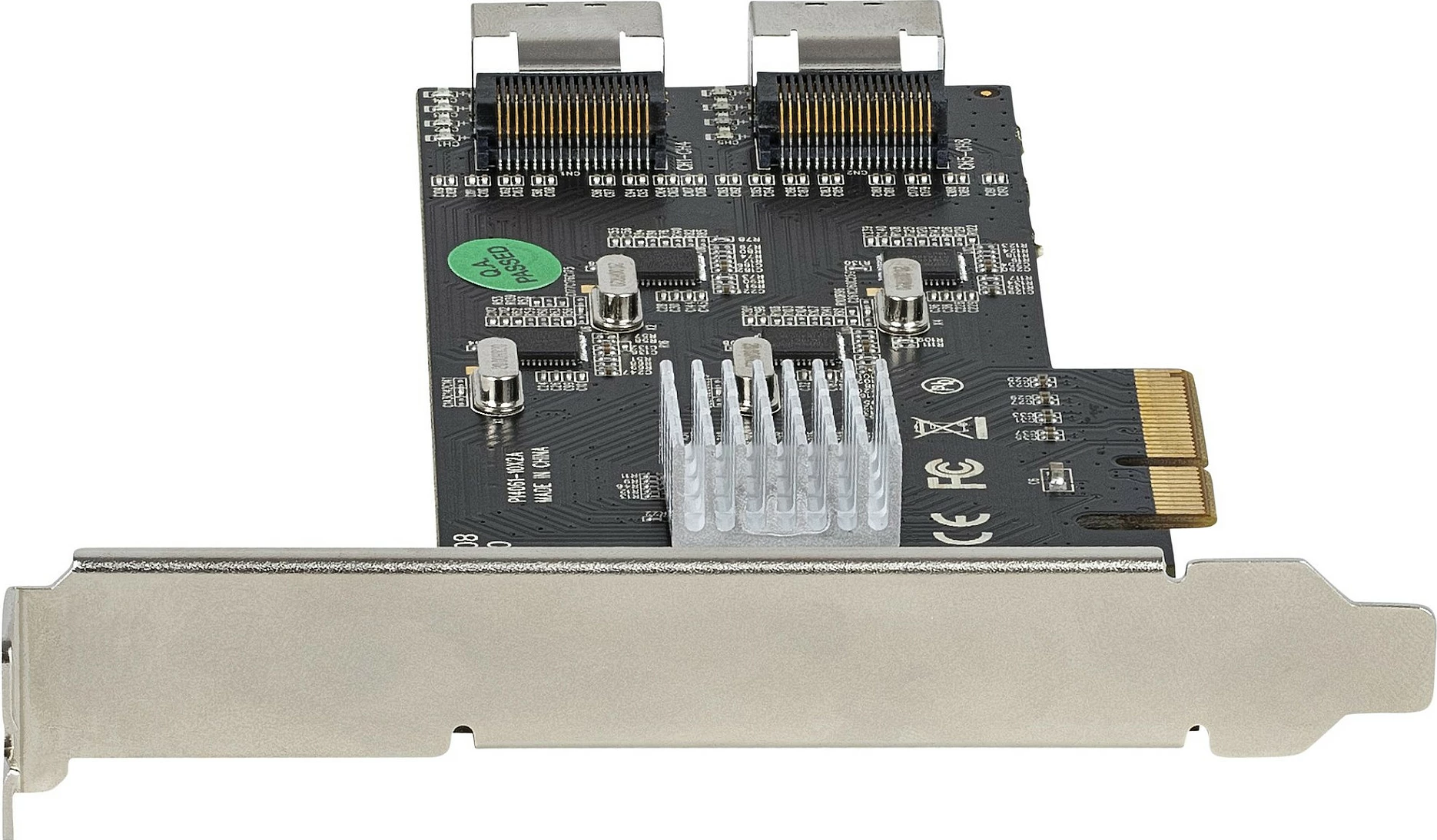 Kartë kontrolleri SATA StarTech 8-Port, PCIe x4 Gen2, 6Gbps, 2x Mini-SAS, me kabllo Mini-SAS në 4x SATA, e zezë