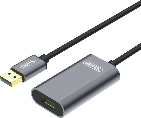 Kabllo zgjatuese USB Unitek Y-271, 5m, USB 2.0, e zezë
