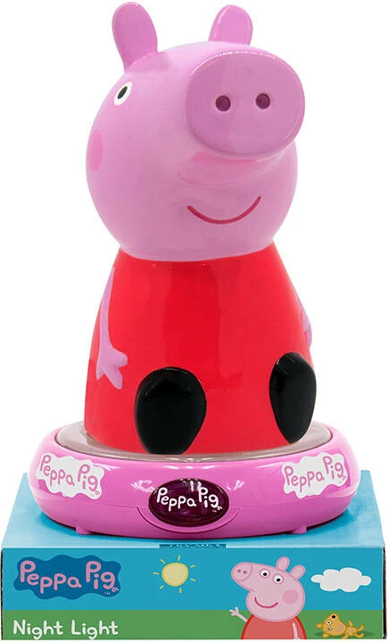 Llambë nate KiDS Licensing Peppa Pig PP17028, me figurë Peppa Pig, me bateri