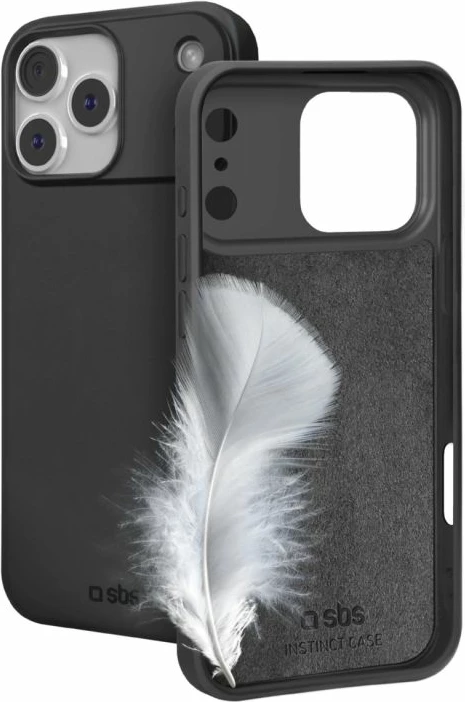 mbrojtëse telefoni SBS Instinct për iPhone 17 Pro Max, e zezë