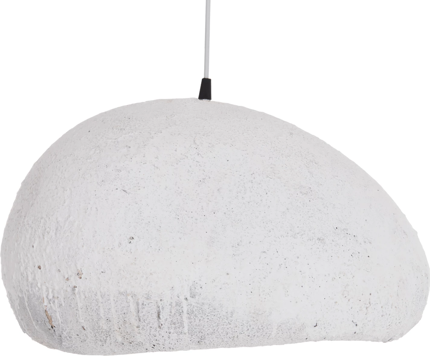 Llambë tavani varëse, pamje guri, STONER (L), e bardhë, FH4419.02, 73x55x40cm