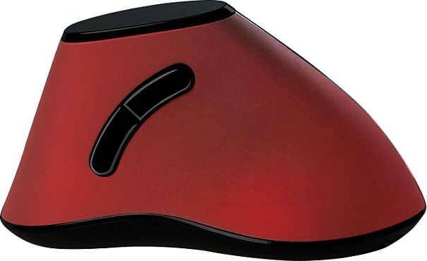 Maus vertikal wireless LogiLink 2.4 GHz, ergonomik, i kuq