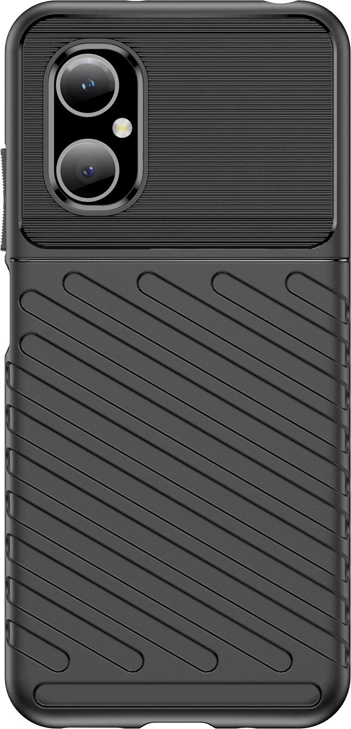 Mbështjellës Hurtel Thunder Case për Xiaomi Poco M4 5G, TPU, i zi