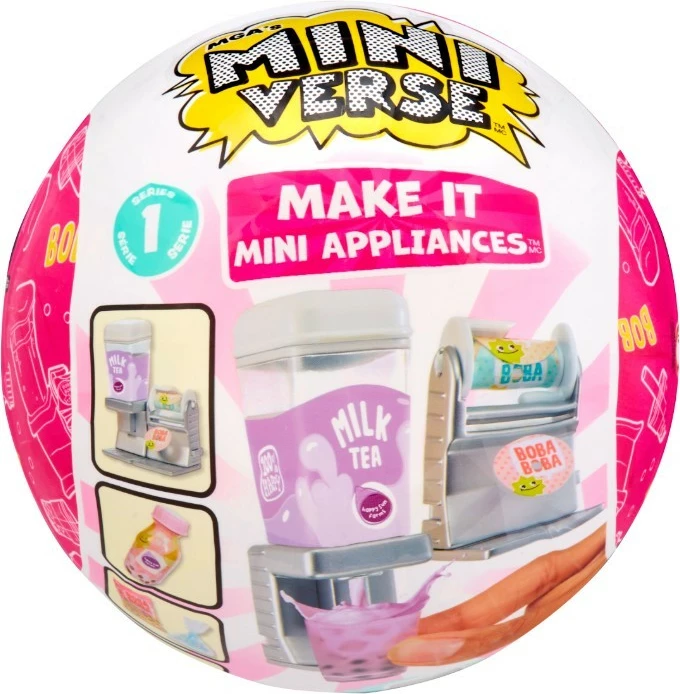 Set figurina MGA Miniiverse Make It Mini Appliances, 8 copë, shumëngjyrëshe