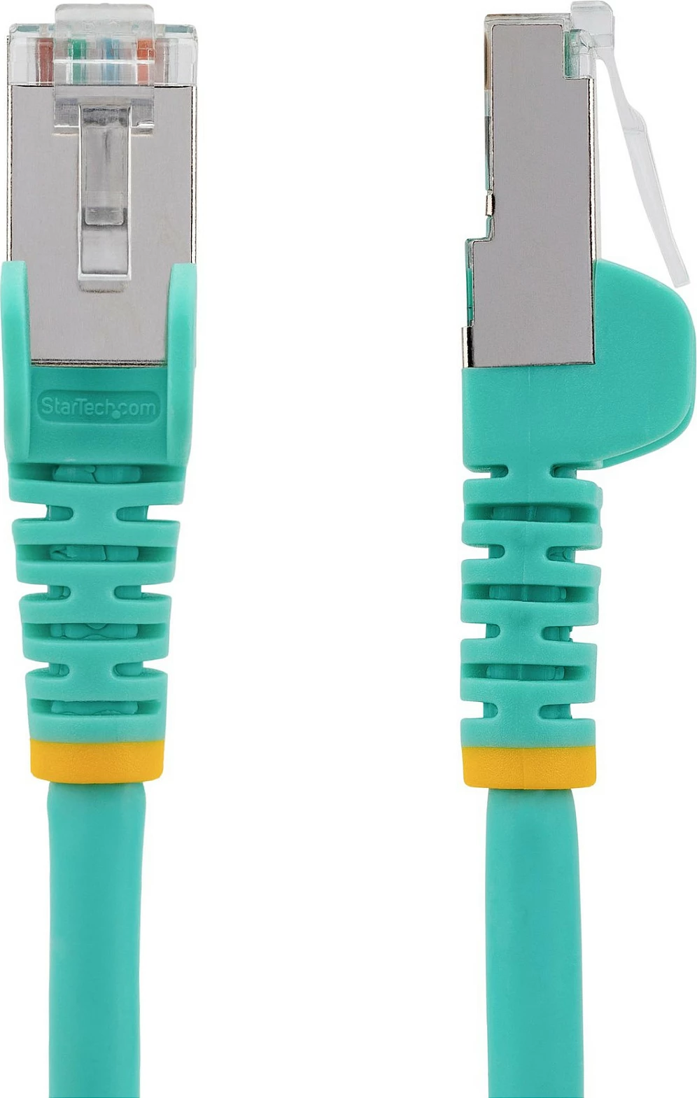 Kabllo Ethernet StarTech Cat6a 3m, 10GbE, S/FTP, LSZH, PoE++ 100W, Aqua
