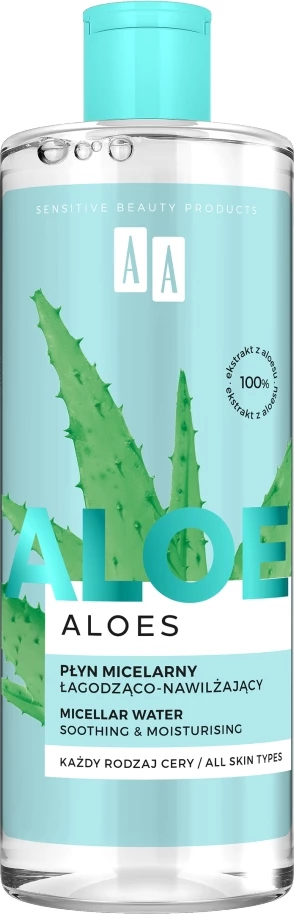 Lëng micellar për femra AA Aloes 100% Aloe Vera Extract, 400ml