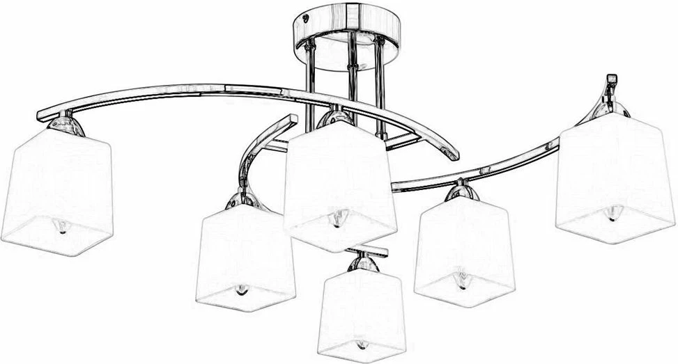 Llambadar Opviq, AV-1373-6K, krom