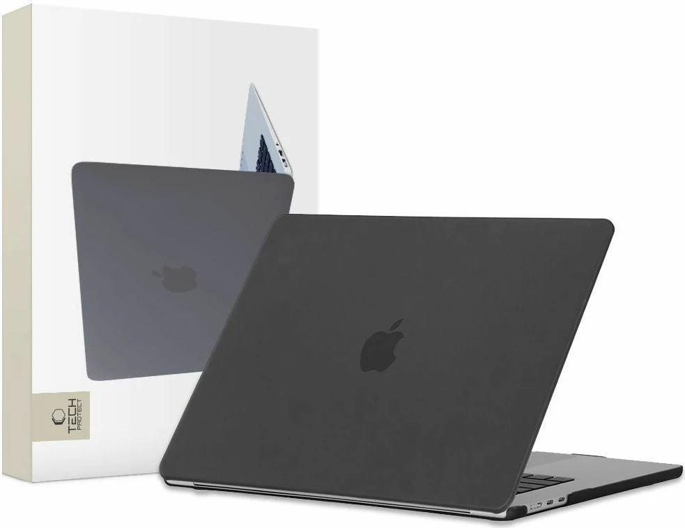 Mbështjellës Tech-Protect SmartShell për MacBook Pro 13" 2016-2022, i zi mat