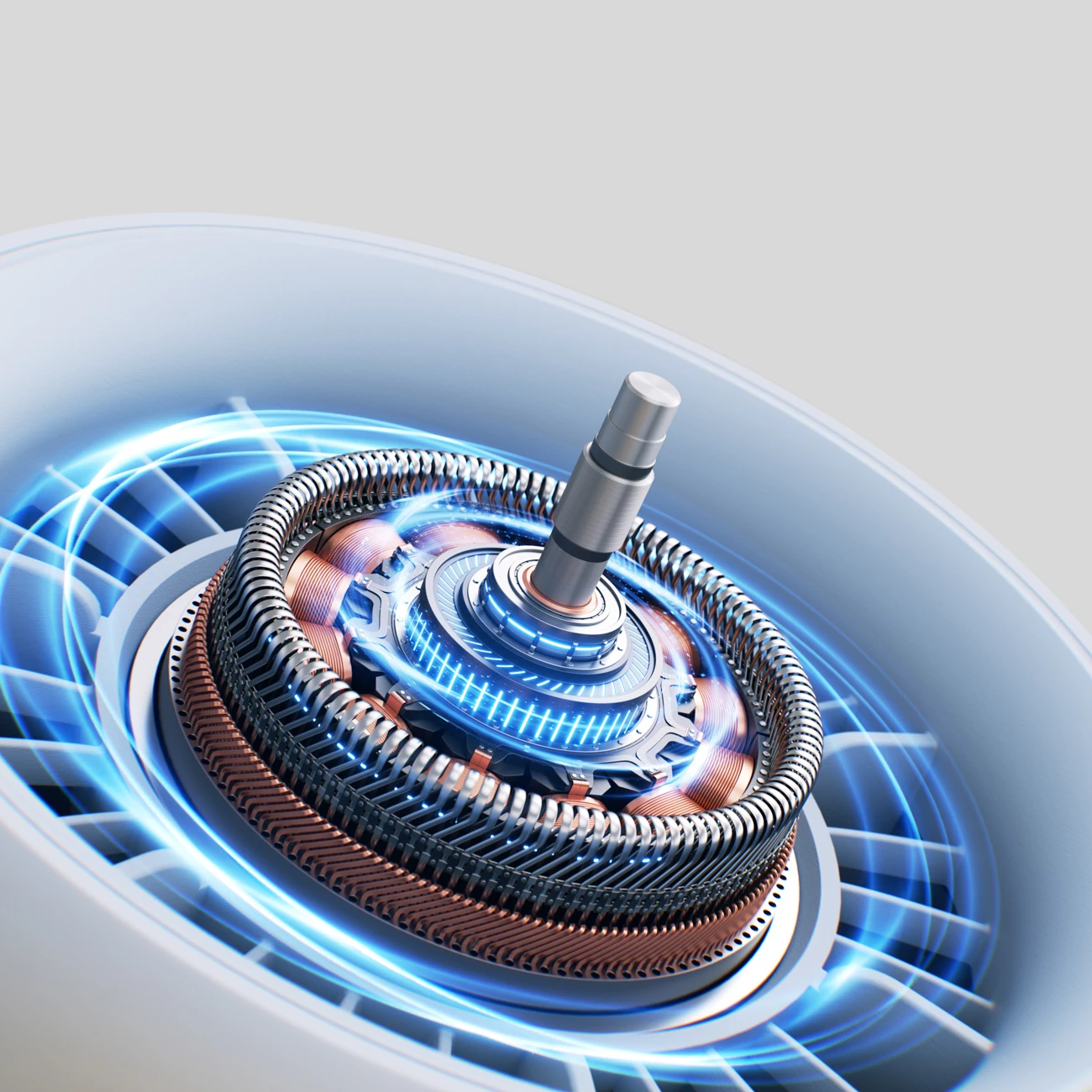 Ventilator mini për karrocë Jisulife Stroller Fan 4, bateri 5000mAh, tripod fleksibël, USB-C, me dritë nate, blu