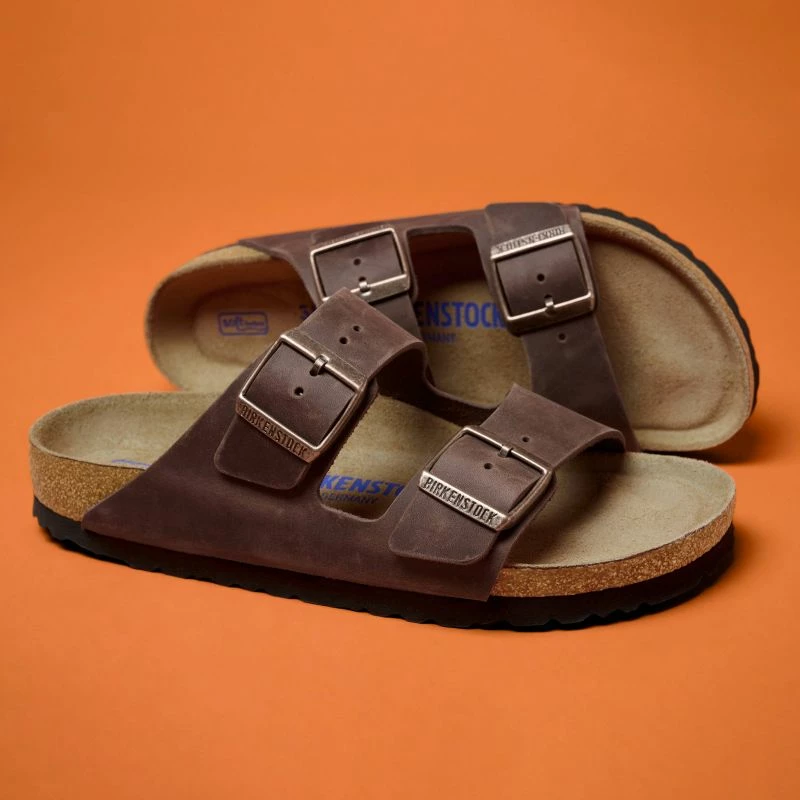 Papuqe femra Birkenstock, të kafta