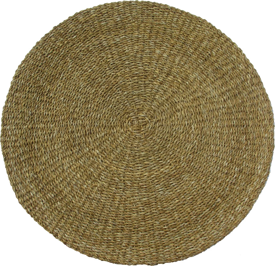 Qilim NEREA për dhomë dite, 150x150cm, kashtë deti, natyral