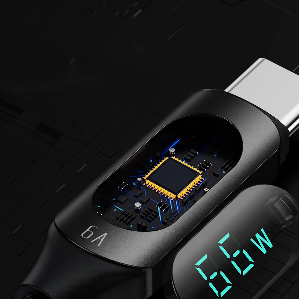 Kabllo USB-A në USB-C Wozinsky WUACC2, 2m, 66W, 6A, e zezë