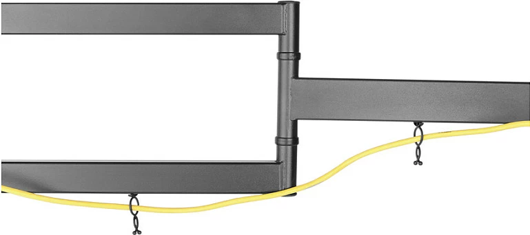 Mbajtëse muri TV EQUIP, 32"-55", e artikulueshme, VESA deri 400x400, 35 kg, e zezë