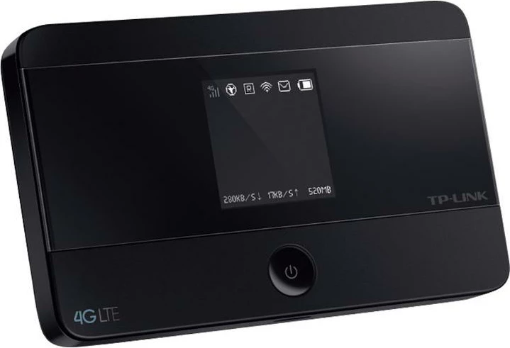Ruter Wi‑Fi mobil 4G/LTE, TP-Link M7350, 150 Mbps, dual-band 2.4/5 GHz, deri 15 përdorues, bateri 2550mAh, slot Micro‑SD