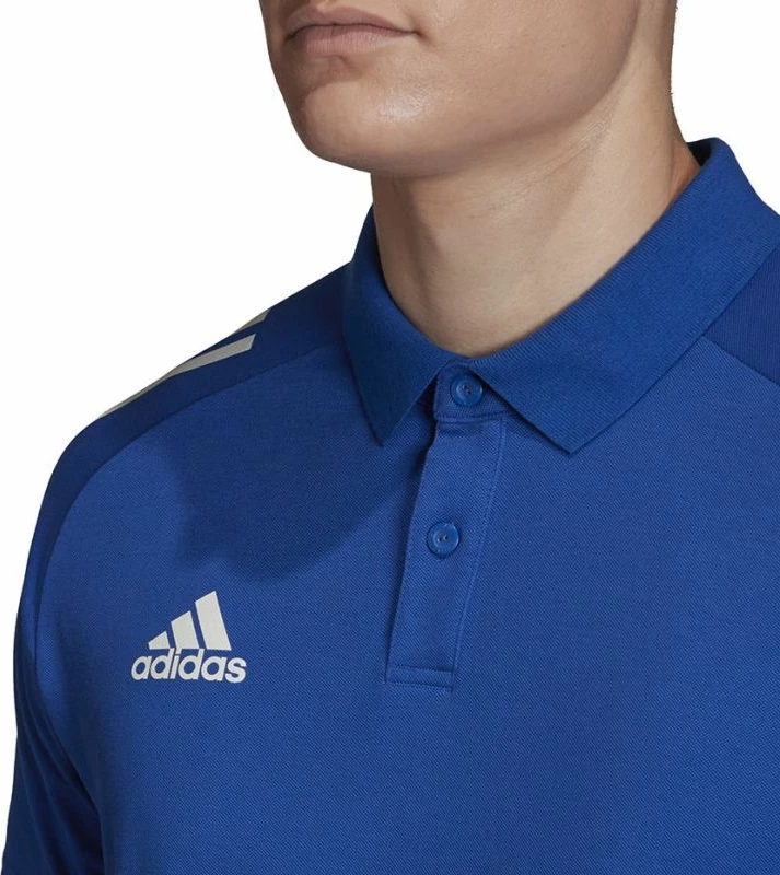 Maicë Polo për Meshkuj adidas, e bardhë dhe blu [Madhësia: S]