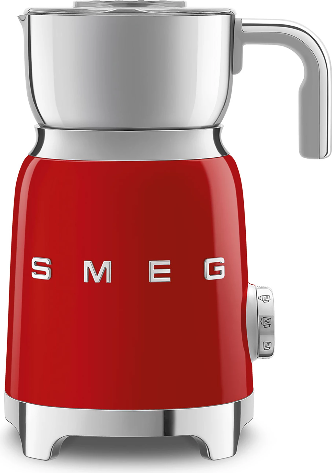 Shkumëzues qumështi Smeg MFF11RDEU 600 ml, 500 W, i kuq