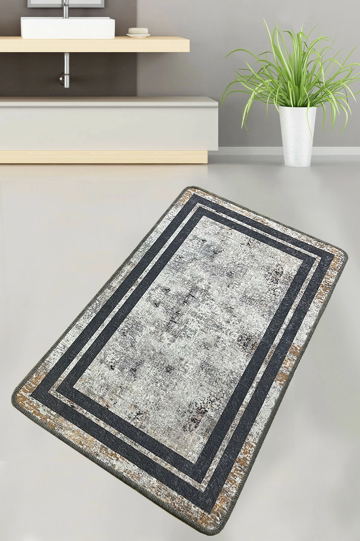 Tapet banje Mijölnir, Sione, shumëngjyrësh, 70x120cm