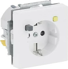 Prizë muri Schuko BUSCH-JAEGER BJ 3120 EUCB-84, FI-SCHUKOMAT, 16A 230V, IP20, e bardhë