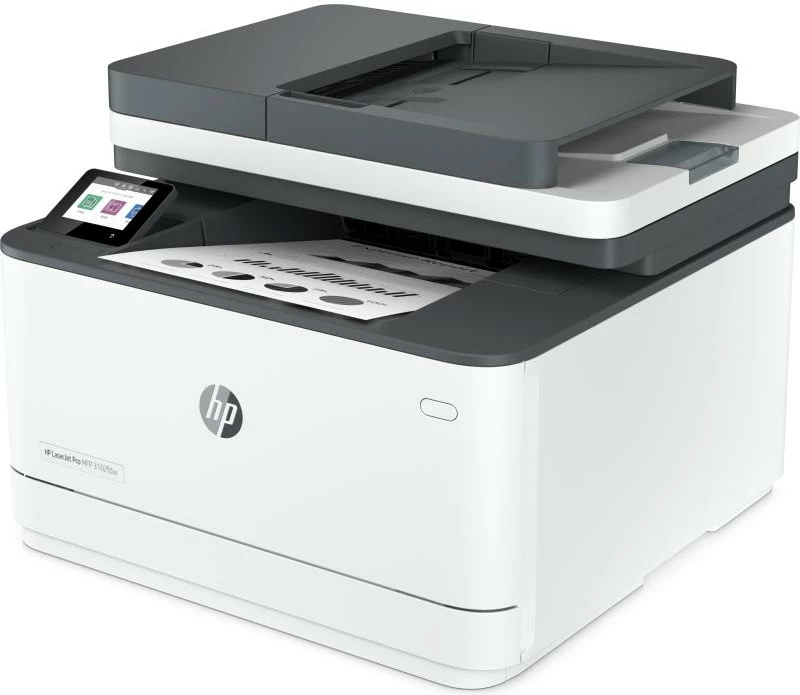 Printer multifunksional, HP LaserJet Pro MFP 3102fdw (3G630F#B19), laser mono, ADF, ekran me prekje, bardhë/gri