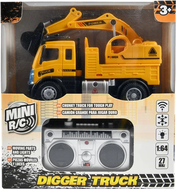 Lodër për fëmijë kamion me telekomandë Digger Truck