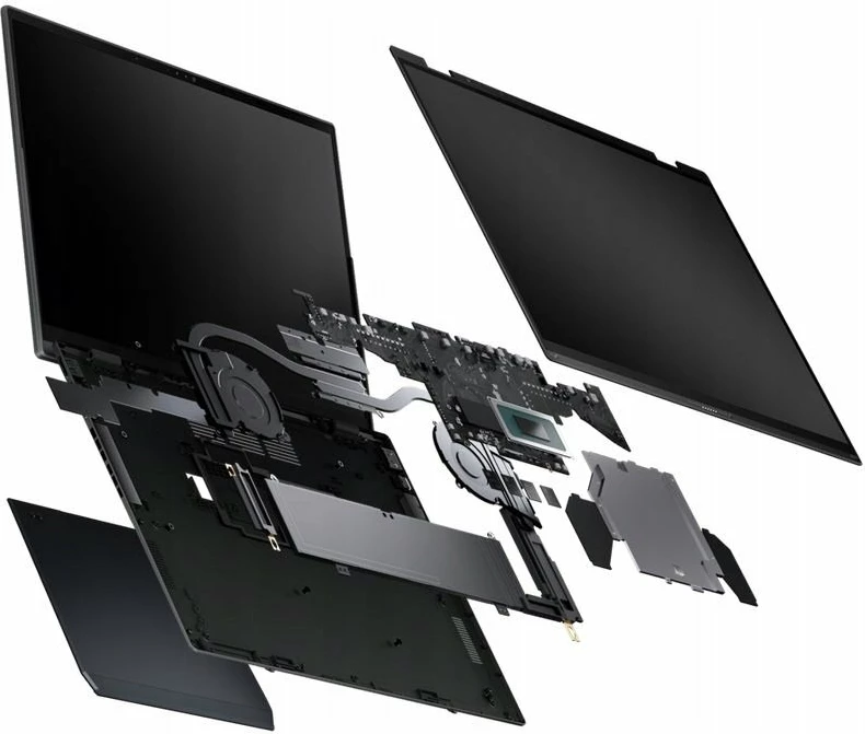 Laptop Asus Zenbook Duo OLED UX8406 (UX8406CA-QL121W), Core Ultra 7 255H, 32GB RAM, 1TB SSD, Windows 11, dual ekran 14\" OLED touch, i zi