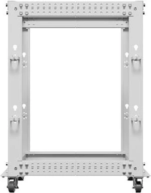 raft i hapur serverik Lanberg OR01-6115-S 19 inç 15U 600x600 me thellësi të rregullueshme 576-1033 mm ngarkesë 600 kg gri RAL 7035