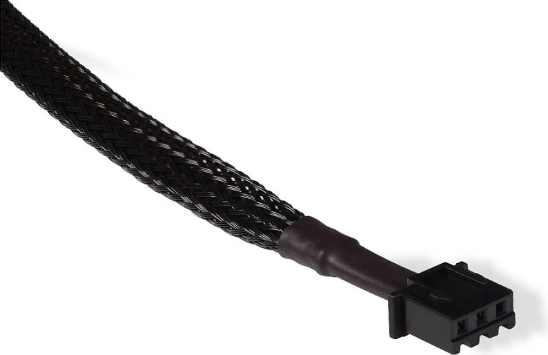 Kabllo zgjatëse Alphacool JST aRGB 3-Pin në 3-Pin, 30 cm, e zezë