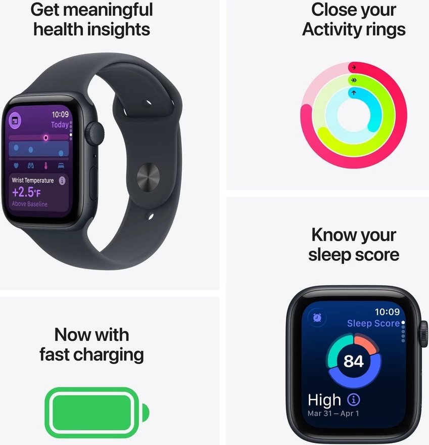 Apple Watch SE 3 40mm GPS Starlight S/M Starlight Sport Band