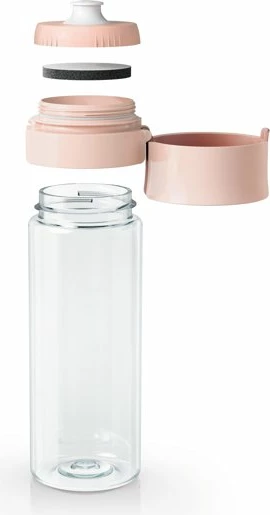 Shishe me filtër uji Brita Vital 600 ml, 5 disqe MicroDisc, pastel peach