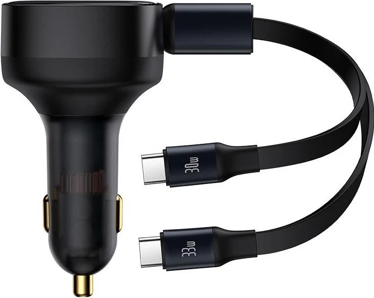 Karikues makine Baseus Enjoyment me kabllo USB-C, 33W, e zezë