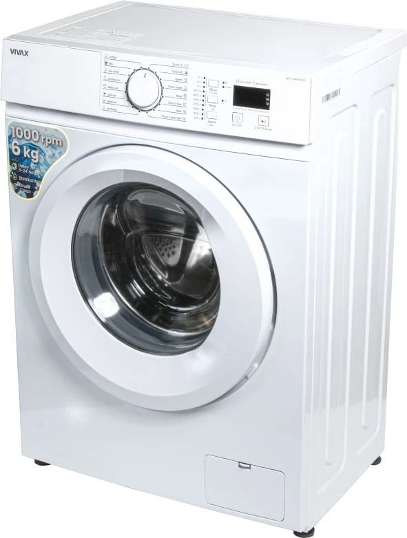Makinë larëse VIVAX HOM WFL-100616CDS, 6KG, e bardhë