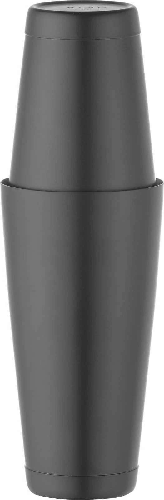 Shaker Boston tin-on-tin, Bar Up, 0.8L Ø90mm, çelik inox me veshje pluhuri, set 2 gota, e zezë