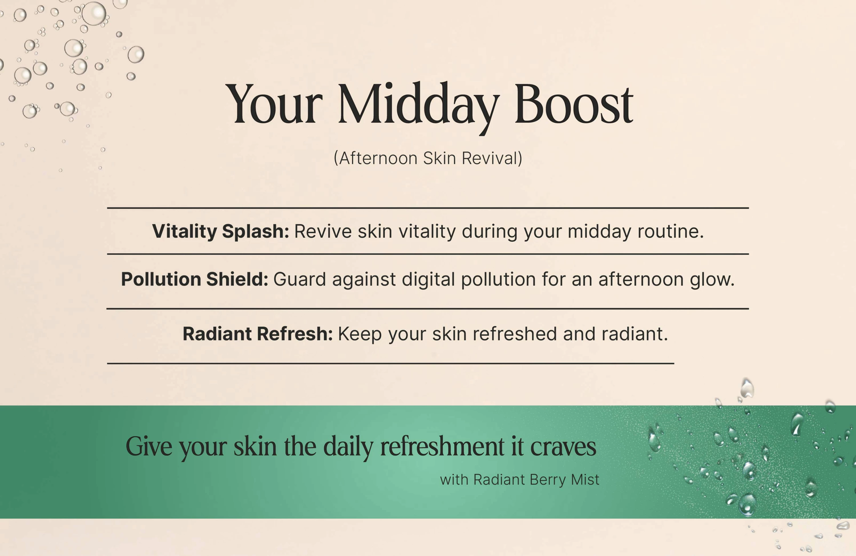 Sprej për fytyrë Oteria Radiant Berry Mist, 50ml