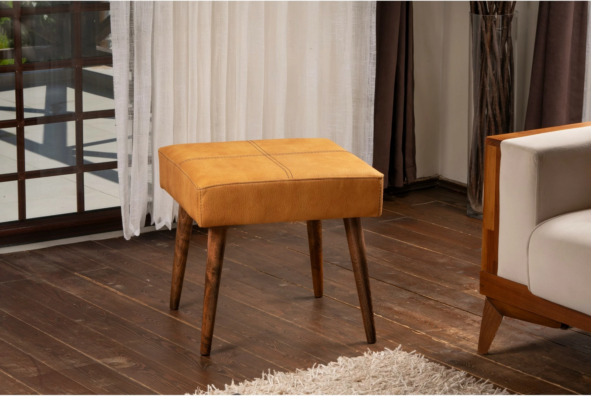 Puf Atelier del Sofa, ngjyrë mustard, Urga